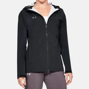 Black Women's UnderArmour Storm Rain Jacket Coat